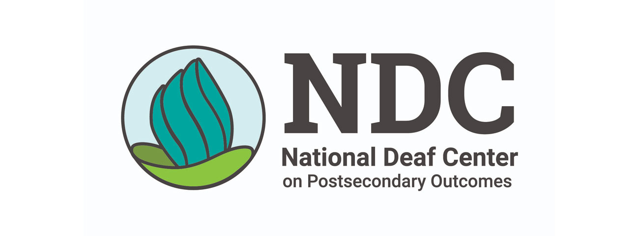 National Deaf Center on Postsecondary Outcomes logo