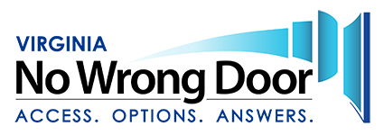 Virginia No Wrong Door Logo: Access. Options. Answers.